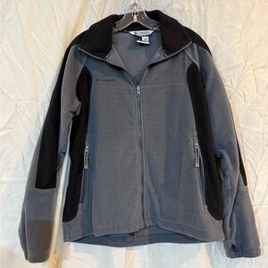 Columbia Charcoal and Black Fleece Jacket